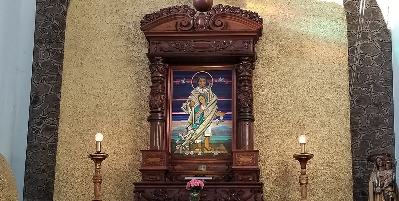 Venerating Our Lady of Guadalupe at a Pilgrimage