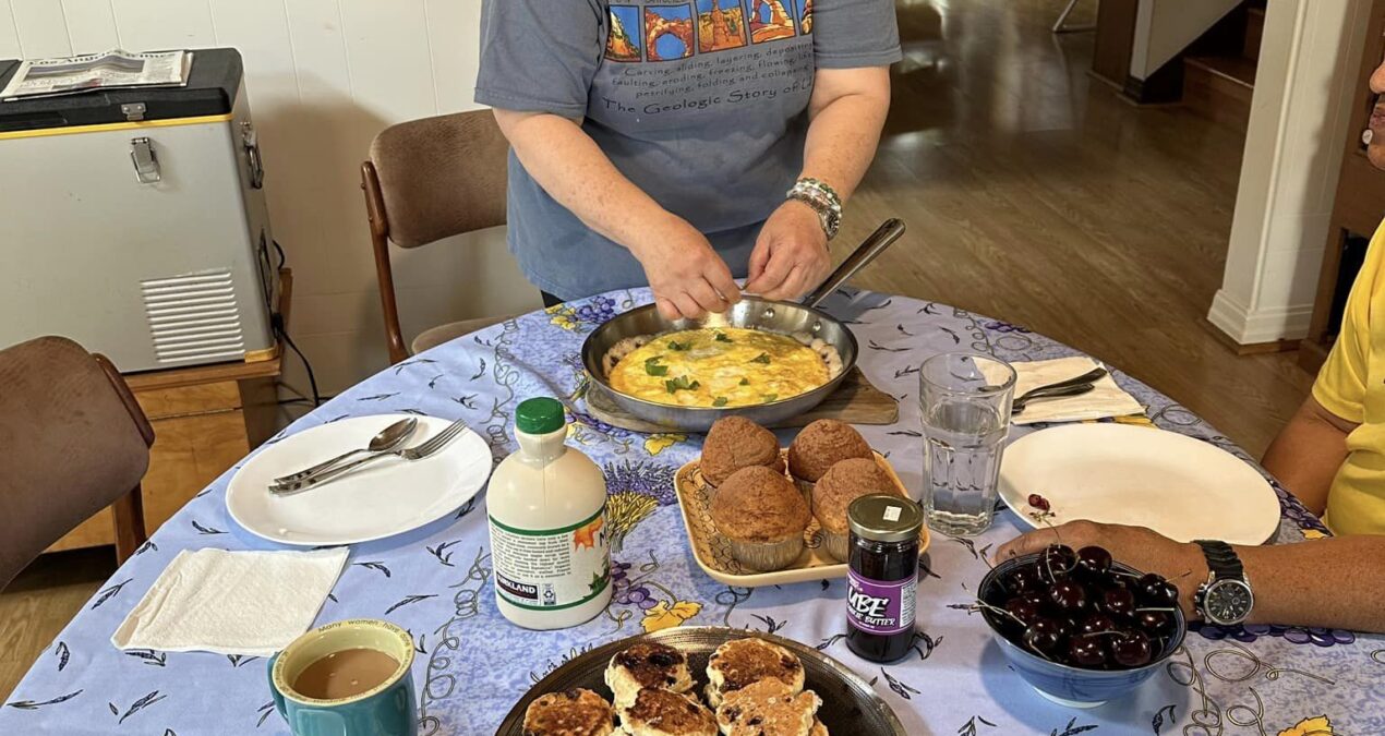 Grateful for a Special Invitation and Delicious Homemade Breakfast